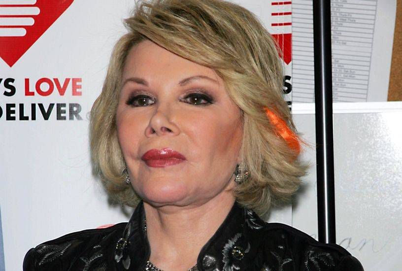 Joan Rivers w stanie krytycznym. Amerykańskie media twierdzą, że uratuje ją...