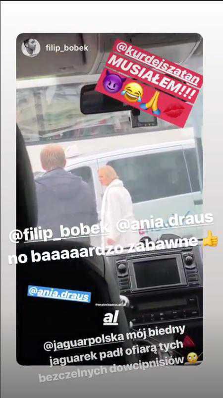 Filip Bobek żartuje z Barbary Kurdej-Szatan