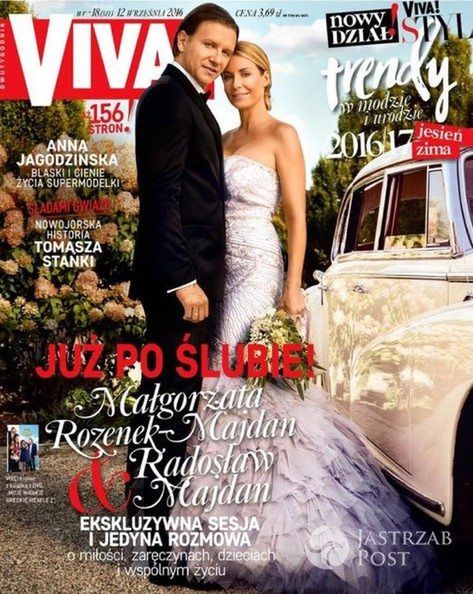 Małgorzata Rozenek i Radosław Majdan na okładce "Vivy!"