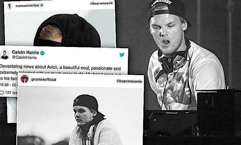 Gwiazdy pogrążone w żałobie po śmierci Dj-a Avicii. Calvin Harris pożegnał go wzruszającym wpisem