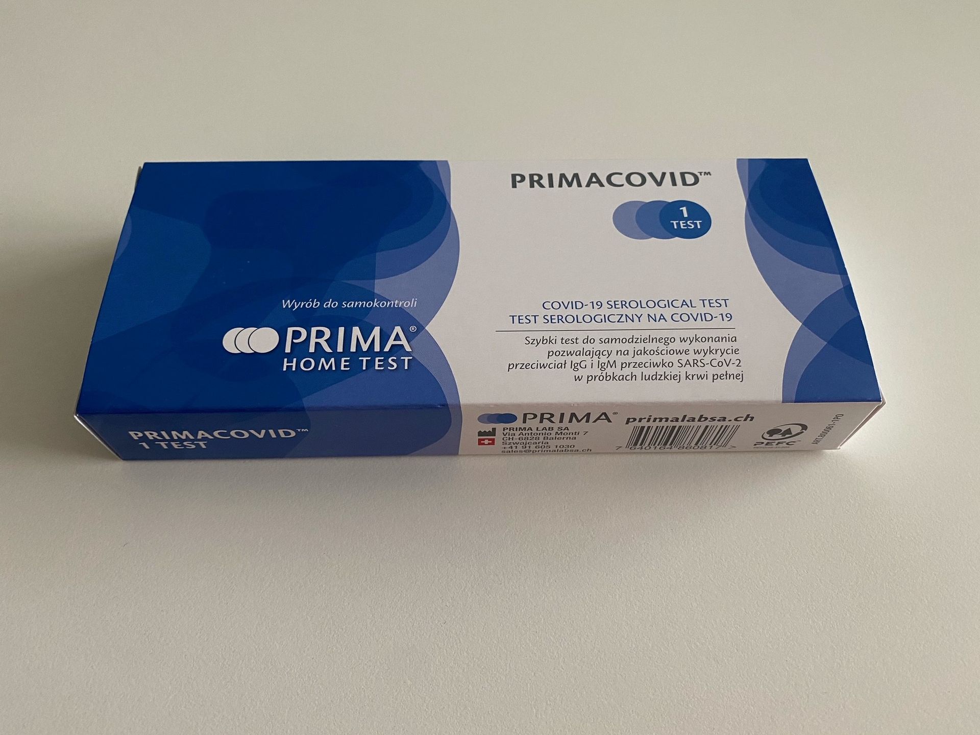 Test Primacovid w Biedronce