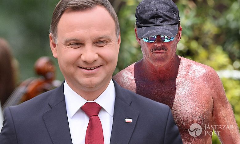 Andrzej Duda i David Hasselhoff, wakacje w Juracie