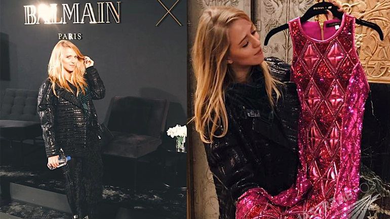 Jessica Mercedes na Balmain dla H&M w USA