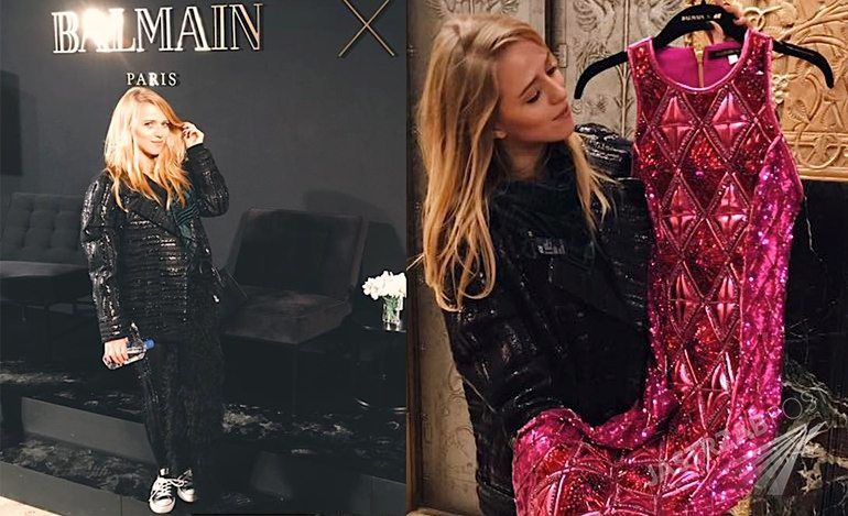 Jessica Mercedes na Balmain dla H&M w USA