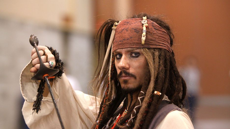 Jack Sparrow to główna postać "Piratów z Karaibów"