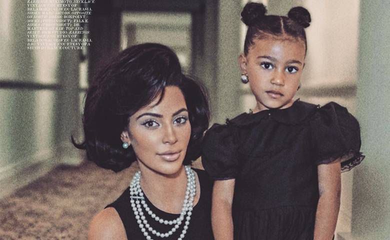 Kim Kardashian i North – sesja dla magazynu Interview