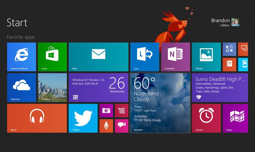 Windows 8.1 - rzut okiem