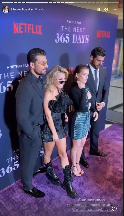 Blanka Lipińska, Michele Morrone, Simeone Sussina, Anna Maria Sieklucka - premiera Kolejne 365 w Nowym Jorku