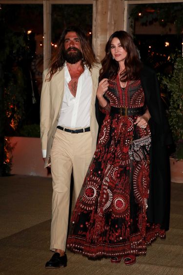 Monica Bellucci i Nicolas Lefebvre - kolacja u Diora i Vogue'a