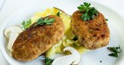 Kotlety mielone z sosem grzybowym
