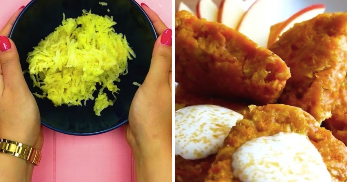 Kotlety z batatów i jabłek idealne dla malucha