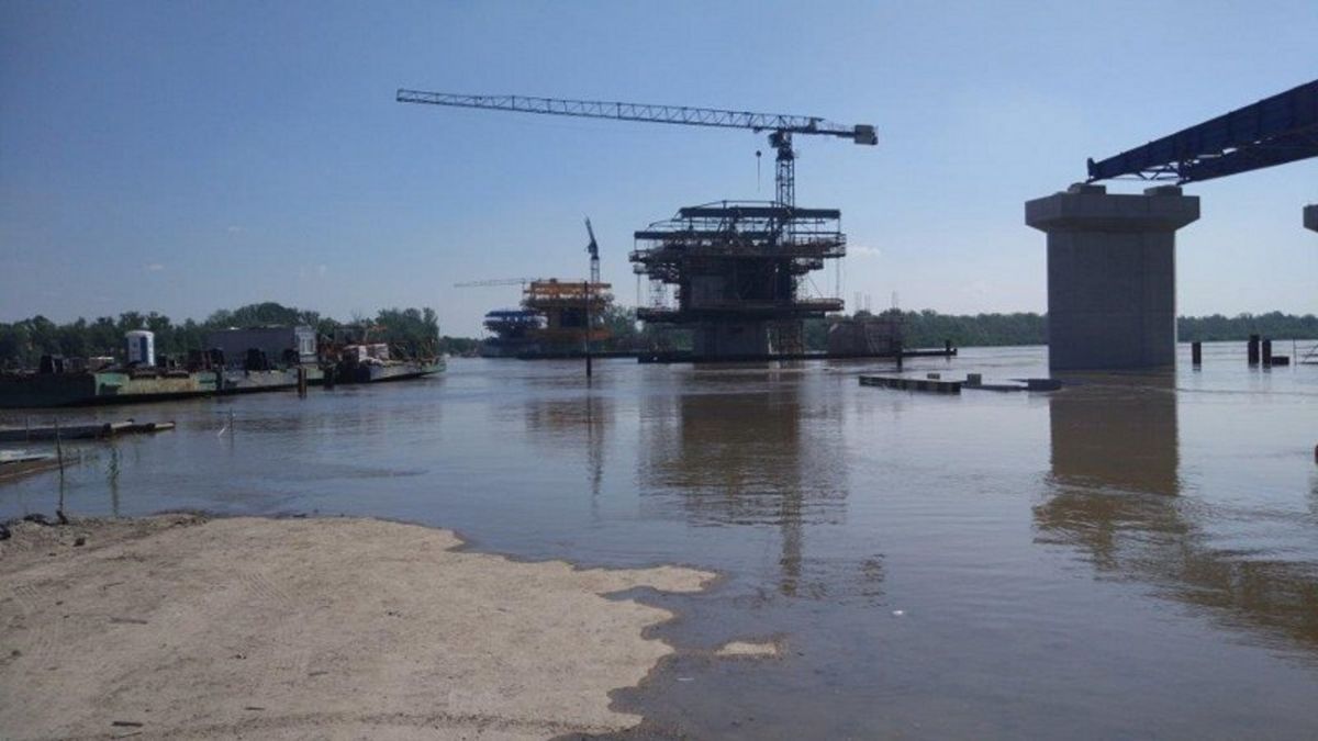 Ewakuacja budowy Południowej Obwodnicy Warszawy. Nadciąga fala kulminacyjna na Wiśle