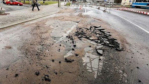 Awaria wodociągowa w centrum Wrocławia