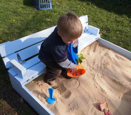 Built-in-Bench Sand Box