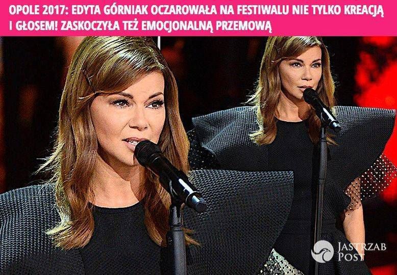 Najpopularniejsze artykuły o Edycie Górniak
1. Występ w Opolu 2017