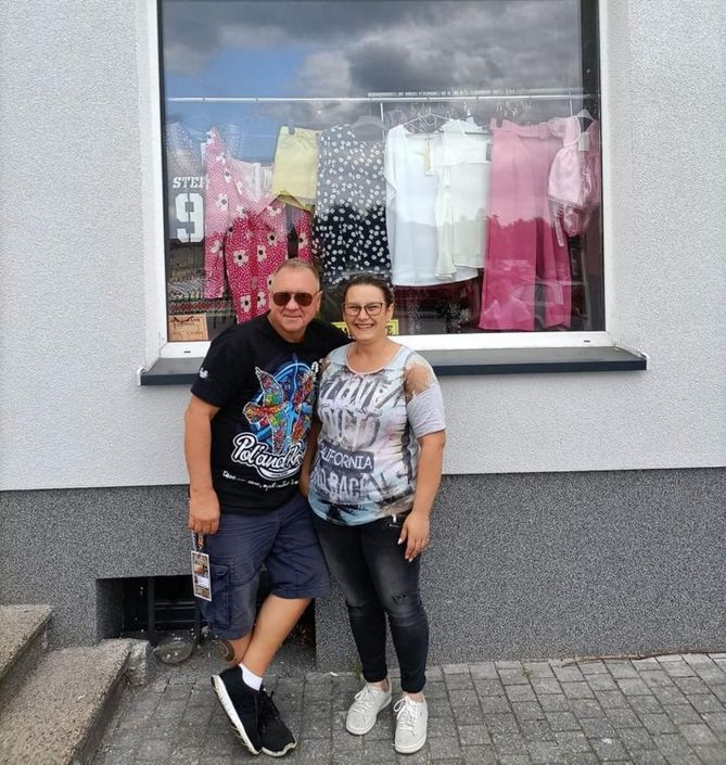 Pani Anna z Jurkiem Owsiakiem