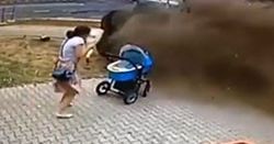 #dziejesiewmoto [172]: o krok od śmierci, opona-widmo i dachowanie w centrum