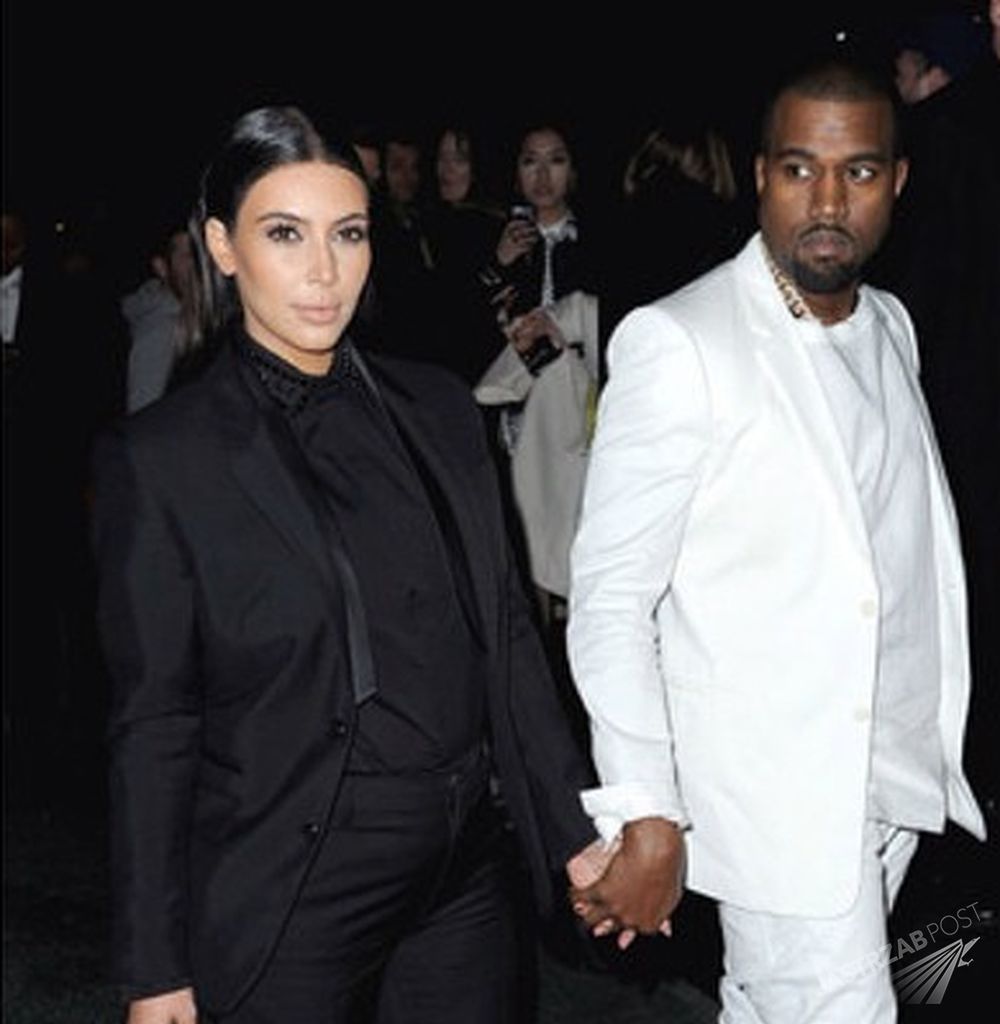 Kanye West i Kim Kardashian
Fot. screen z Facbook