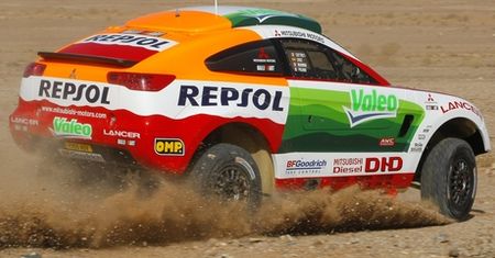 Mitsubishi w rajdzie Dakar 2009