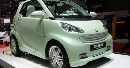Elektryczny Smart po tuningu