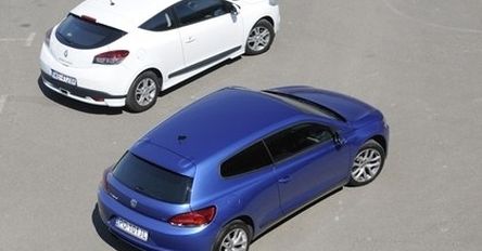 Paryż kontra Wolfsburg: Megane Coupe vs Scirocco