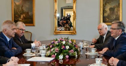 Prezydent rozmawiał z prezesem NBP ws. kredytów we frankach