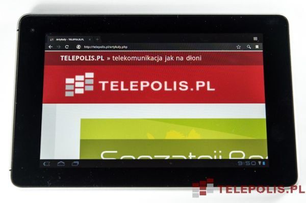 Zieleń na ekranie Huawei MediaPad ma oliwkowy odcień 