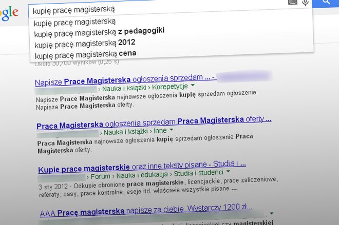 Magister przez internet