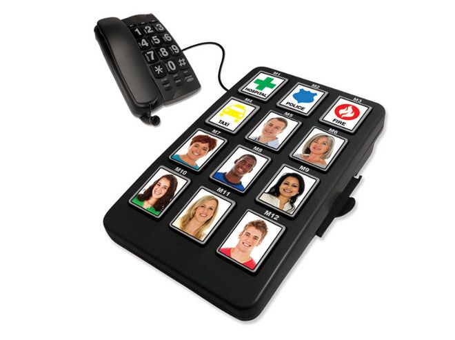 Big Button Photo Dialer - panel do telefonu ze zdjęciami osób