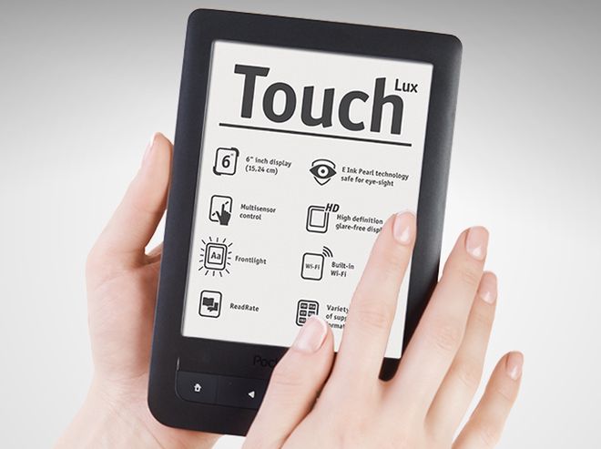 PocketBook Touch LUX do czytania w dzień i w nocy