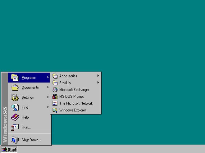 Windows 95 jest już pełnoletni!