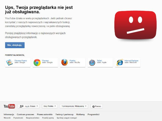 Z tą przeglądarką zapomnij o filmach na YouTube