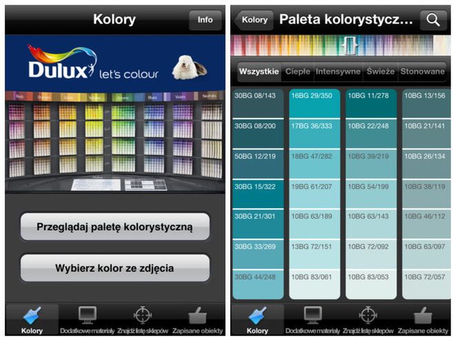 Mobilne aplikacje Dulux