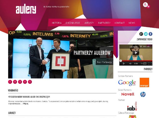 Aulery 2012 - rusza konkurs na najlepszy e-biznes