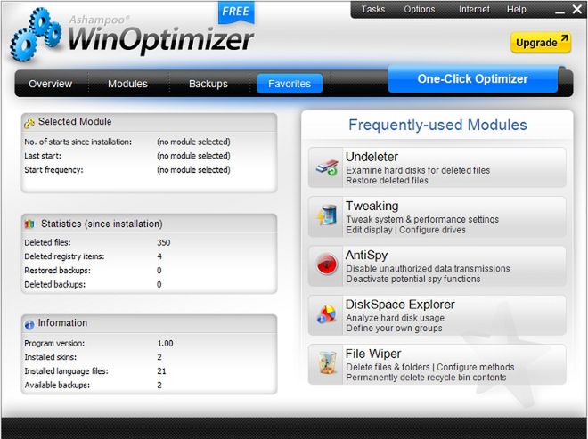 Ashampoo WinOptimizer - przyspiesz swój komputer za darmo