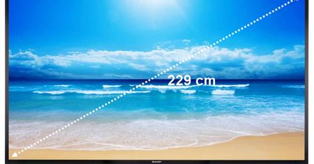 Do Polski trafił 90-calowy Sharp AQUOS LED