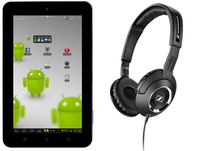 Tablet Plug Impact ze słuchawkami Sennheiser