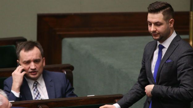 Minister sprawiedliwości Zbigniew Ziobro i wiceminister Patryk Jaki