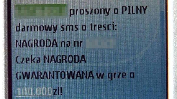 Uważaj na te sms-y