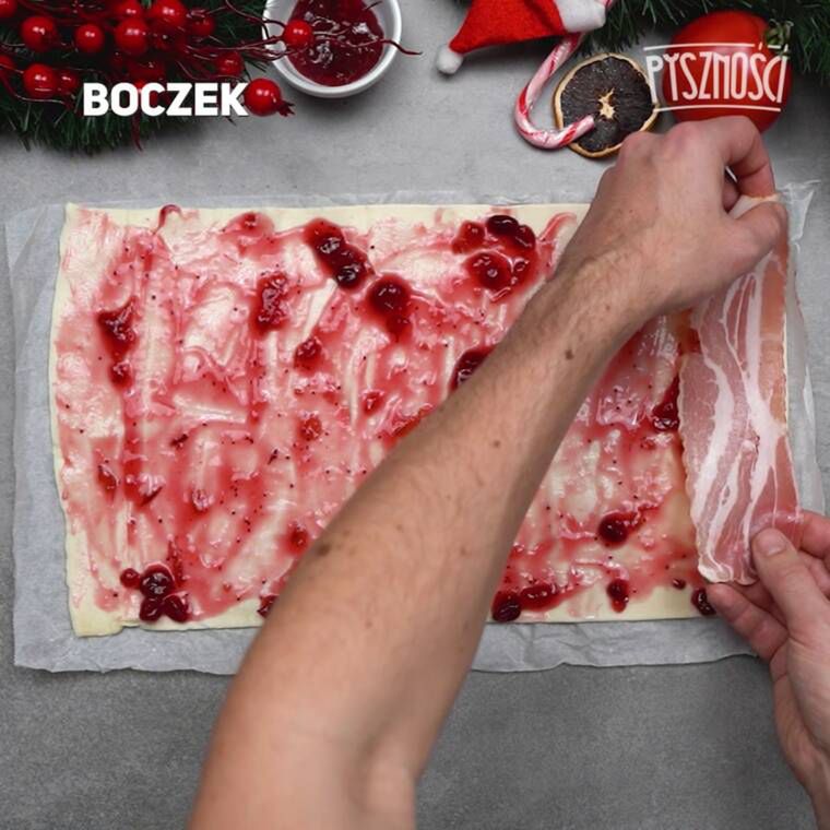 choinki z ciasta francuskiego genialna przekąska na ciepło