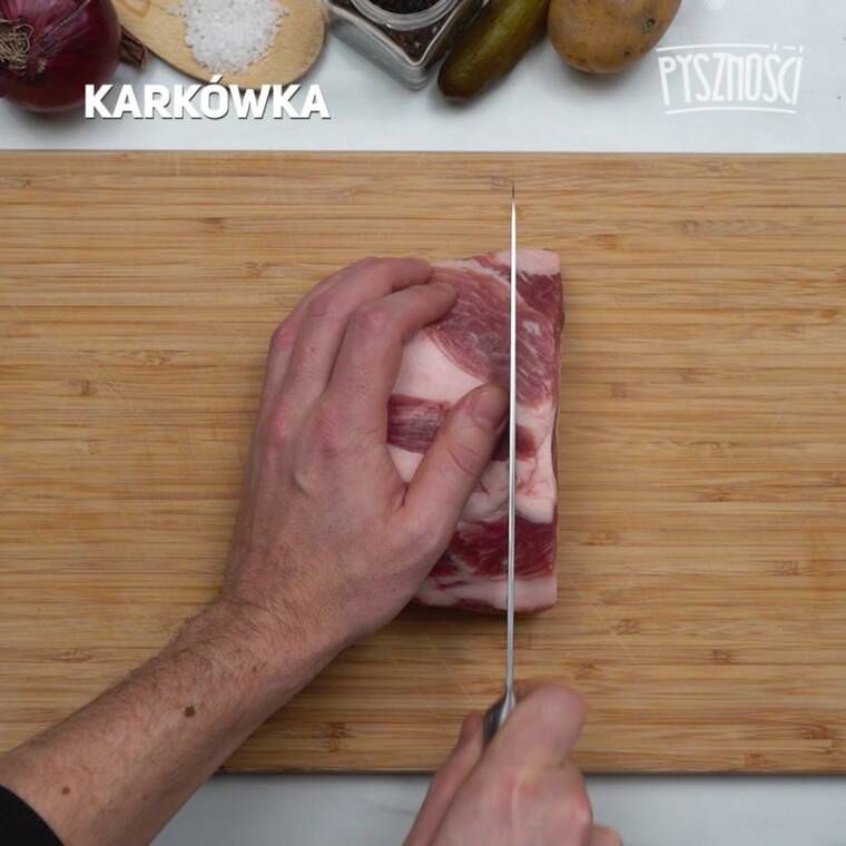 pieczona karkówka z warzywami