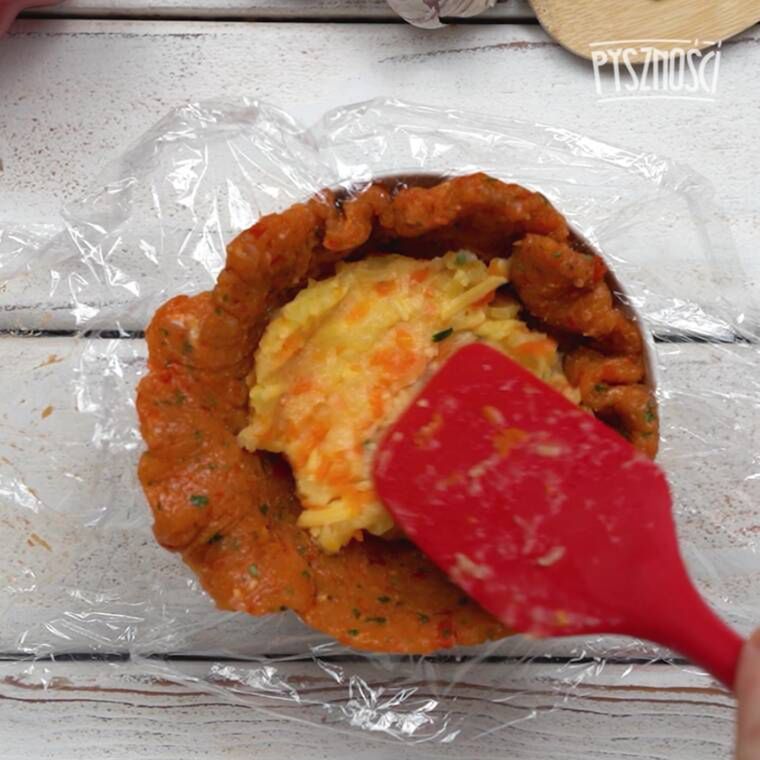 bułeczki z kurczaka z ziemniaczanym farszem