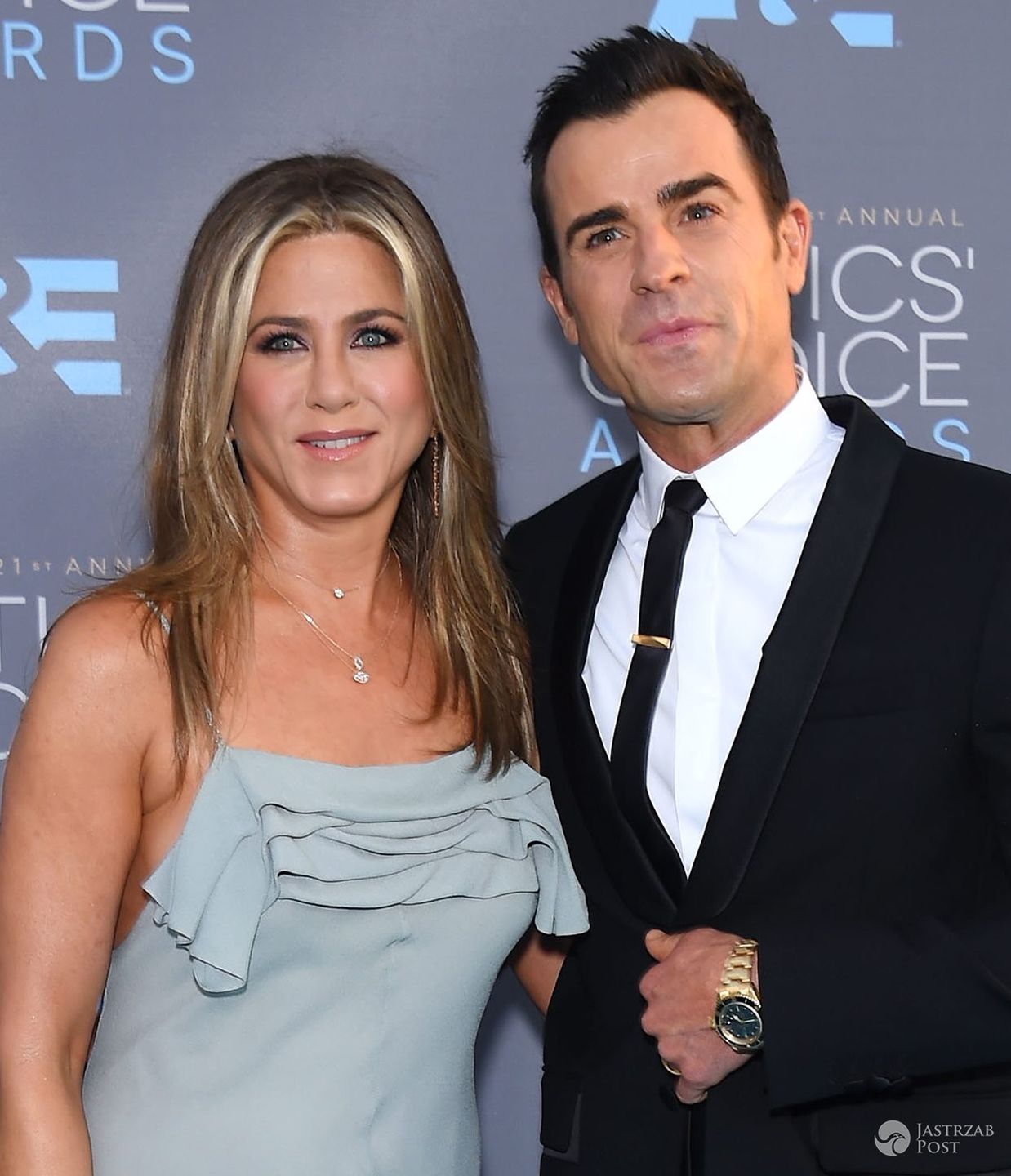 Jennifer Aniston, Justin Theroux, Critics' Choice Awards 2016 (fot. ONS)