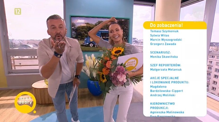 Małgorzata Rozenek i Krzysztof Skórzyński z rodzinami w DDTVN