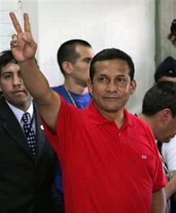 Lewicowy nacjonalista Humala prowadzi w wyborach prezydenckich w Peru