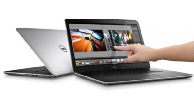 Dell XPS 15 o rozdzielczości  3200 na 1800 pikseli