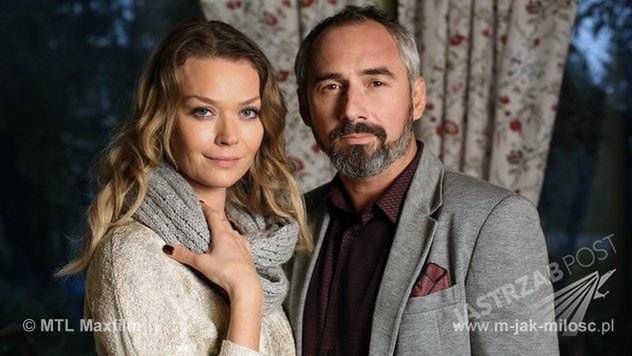 M jak miłość, Anna (Tamara Ariuch), Adam (Jacek Kopczyński), fot. mjakmilosc.tvp.pl