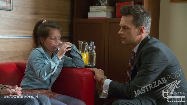 Andrzej Falkowicz (Michał Żebrowski), Matylda (Amelia Czaja) w 604 odcinku ''Na dobre i na złe''
Fotografia: nadobre.tvp.pl