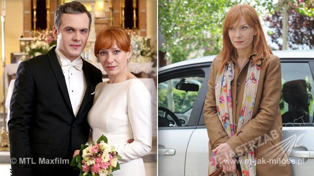 M jak miłość, Agnieszka (Magdalena Walach), Robert (Marek Szkoda)