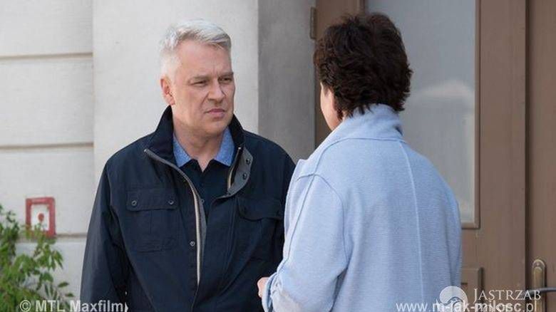 M jak miłość odcinek 1181, Robert Bilski (Zbigniew Stryj), Marysia Rogowska (Małgorzata Pieńkowska)